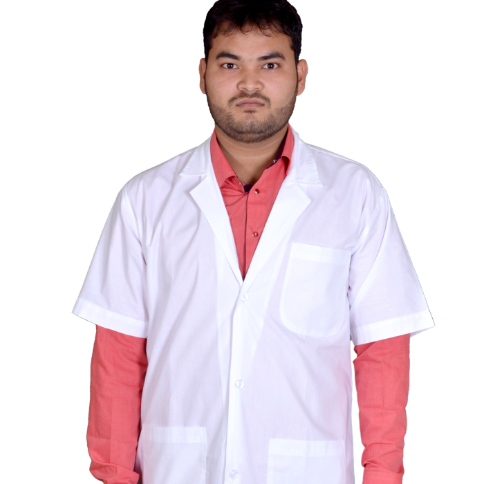 Half Sleeve V Nack Apron